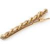 Coco Gold Chain Clip, Oatmeal - Hair Accessories - 2