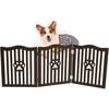 Trimate Wooden Free Standing Pet Gate- Espresso - Pet Accessories - 1 - thumbnail