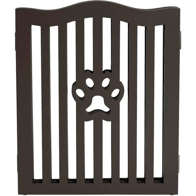 Trimate Wooden Free Standing Pet Gate- Espresso - Pet Accessories - 3