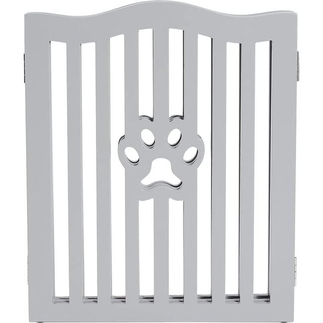 Trimate Wooden Free Standing Pet Gate - Grey - Pet Accessories - 4