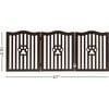 Trimate Wooden Free Standing Pet Gate- Espresso - Pet Accessories - 5