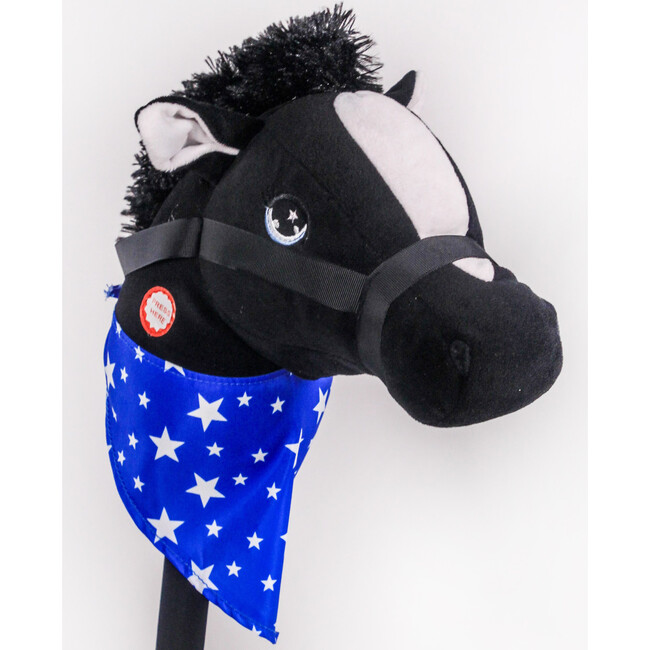 28" Black Stick Horse w/ Sounds - Plush - 2