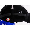 28" Black Stick Horse w/ Sounds - Plush - 3