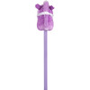 Stick Pony Ride On Toy - Purple w/ Sounds - Plush - 4