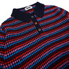 Women's Mismatch Polo Sweater, Navy Multi - Sweaters - 2