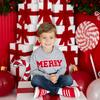 Merry Patch Christmas Sweatshirt, Grey - Sweatshirts - 2