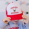 Coolest Reindeer Christmas Trucker Hat, Red - Hats - 2