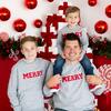 Merry Patch Christmas Sweatshirt, Grey - Sweatshirts - 4