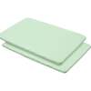 All-In-One Fitted Sheet & Waterproof Cover For 39" x 27" Play Yard Mattress, Mint Green (Pack Of 2) - Crib Sheets - 1 - thumbnail