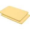 All-In-One Fitted Sheet & Waterproof Cover For 39" x 27" Play Yard Mattress, Yellow (Pack Of 2) - Crib Sheets - 1 - thumbnail