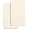 All-In-One Fitted Sheet & Waterproof Cover For 36" x 18" Cradle Mattress, Natural Ecru (Pack Of 2) - Crib Sheets - 1 - thumbnail