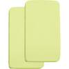 All-In-One Fitted Sheet & Waterproof Cover For 36" x 18" Cradle Mattress, Lime (Pack Of 2) - Crib Sheets - 1 - thumbnail