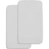 All-In-One Fitted Sheet & Waterproof Cover For 36" x 18" Cradle Mattress, Gray (Pack Of 2) - Crib Sheets - 1 - thumbnail