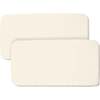 All-In-One Fitted Sheet & Waterproof Cover For 33" x 15" Bassinet Mattress, Natural Ecru (Pack Of 2) - Crib Sheets - 1 - thumbnail