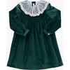 Scottie Dress Green Velvet - Dresses - 1 - thumbnail