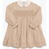 Malena dress Beige Herringbone - Dresses - 2