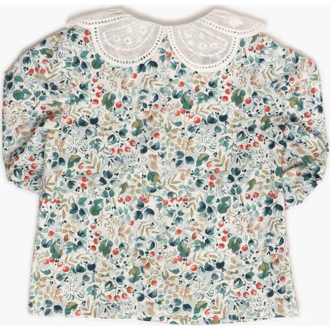 Nina Blouse Christmas Berries - Blouses - 3
