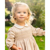 Malena dress Beige Herringbone - Dresses - 1 - thumbnail