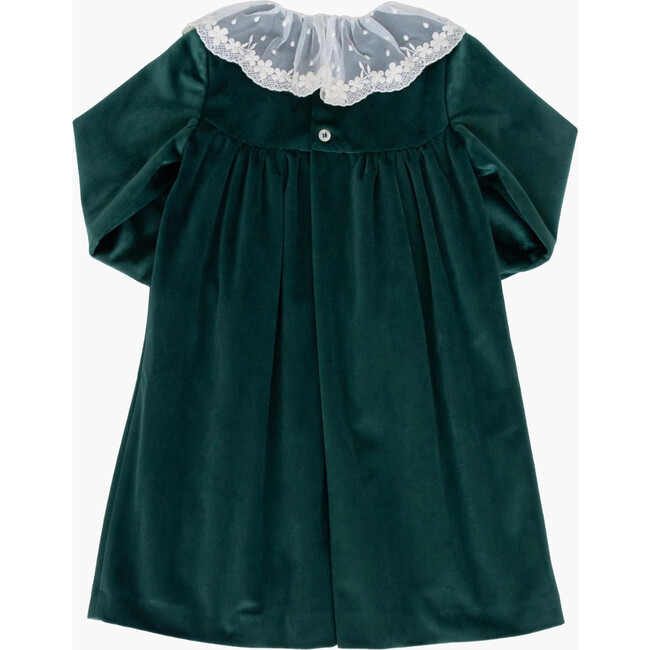 Scottie Dress Green Velvet - Dresses - 4