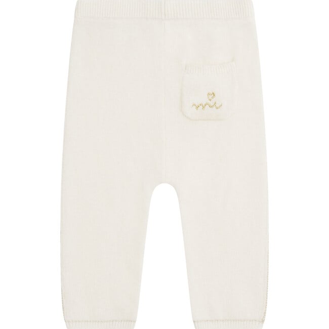 Briony Angel Wing Cashmere Leggings, Baby Ivory - Leggings - 2