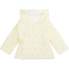 Angel Wing Velour Pram Jacket, Cream - Jackets - 1 - thumbnail