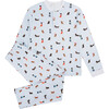 Christmas Dogs Pajamas, Adult Blue - Pajamas - 1 - thumbnail