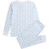 Blue Love Heart Pajamas, Child - Pajamas - 2