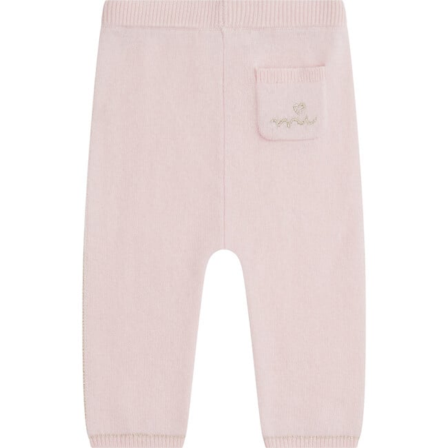 Cassiel Angel Wing Cashmere Leggings, Baby Pink - Leggings - 2