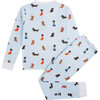 Christmas Dogs Pajamas, Child Blue - Pajamas - 3