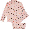 Christmas Dogs Pajamas, Adult Pink - Pajamas - 2