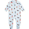 Christmas Dogs Sleepsuit, Blue - Onesies - 2