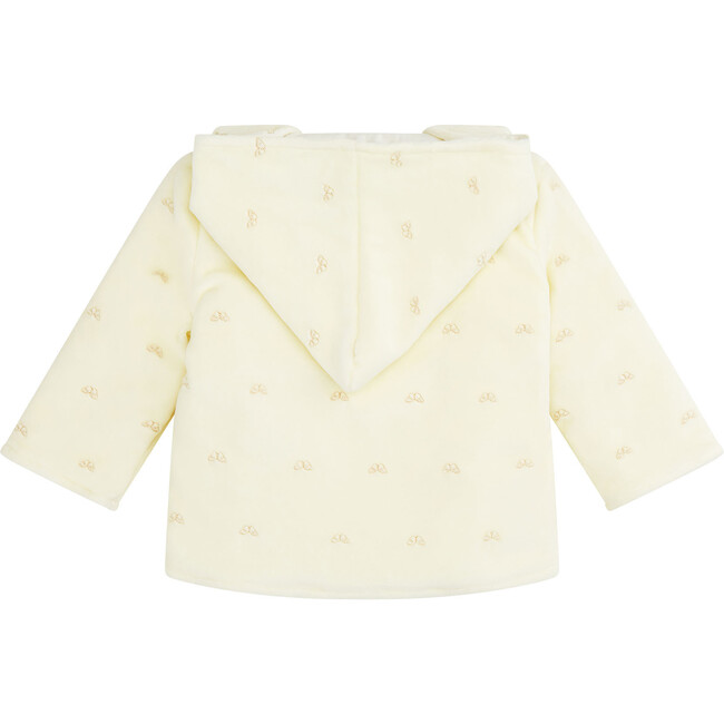 Angel Wing Velour Pram Jacket, Cream - Jackets - 2