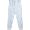 Blue Love Heart Pajamas, Child - Pajamas - 3