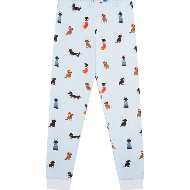Christmas Dogs Pajamas, Child Blue - Pajamas - 4