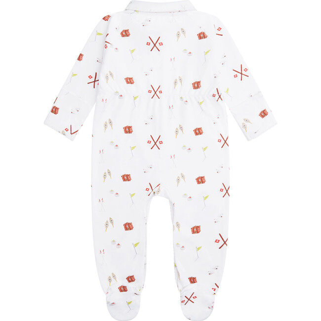 Winter Sport Sleepsuit, Cream - Onesies - 2