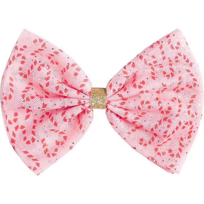 Candy Cane Christmas Bow Clip, Multi