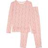 Pomegranate Floral Pima Pajamas Set - Pajamas - 1 - thumbnail