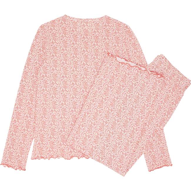 Women's Pomegranate Floral Long Sleeve Pj Set - Pajamas - 3