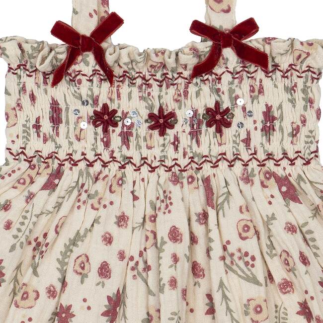 Smock Dress, Holiday Floral - Dresses - 2