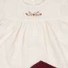 Knitted Bloomer Set, Taupe/Crimson - Mixed Apparel Set - 2
