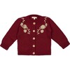 Amelia Cardigan, Crimson - Cardigans - 1 - thumbnail