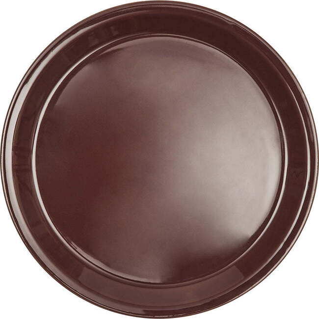 Yuka Lunch Plate, Dark Terracotta (Pack Of 2)