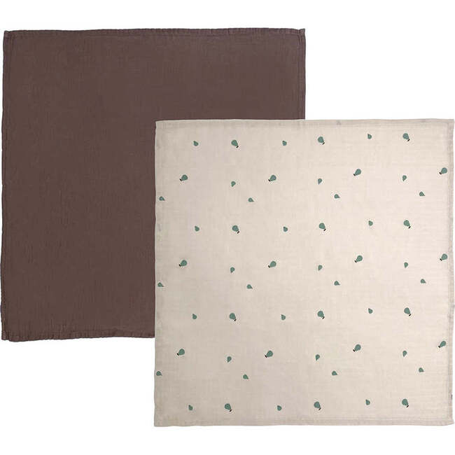 Yummy Muslin, Brown & Clay (Pack Of 2)