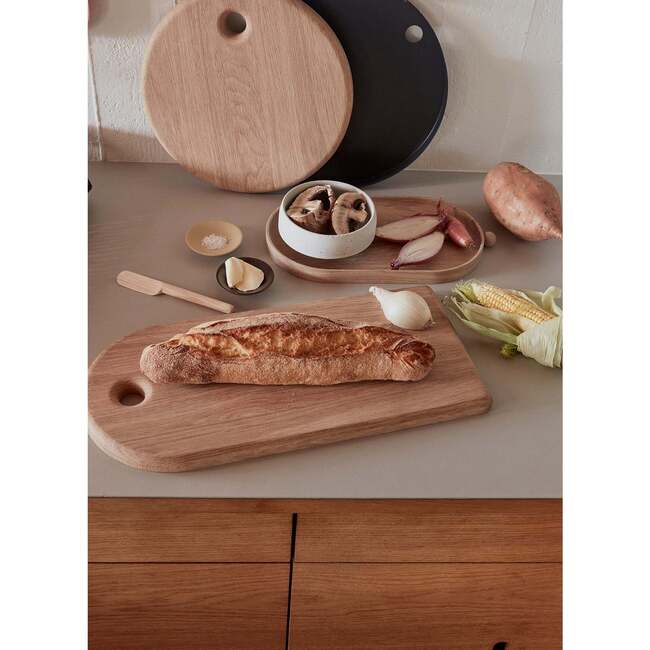 Yumi Medium Cutting Board, Nature - Accents - 5