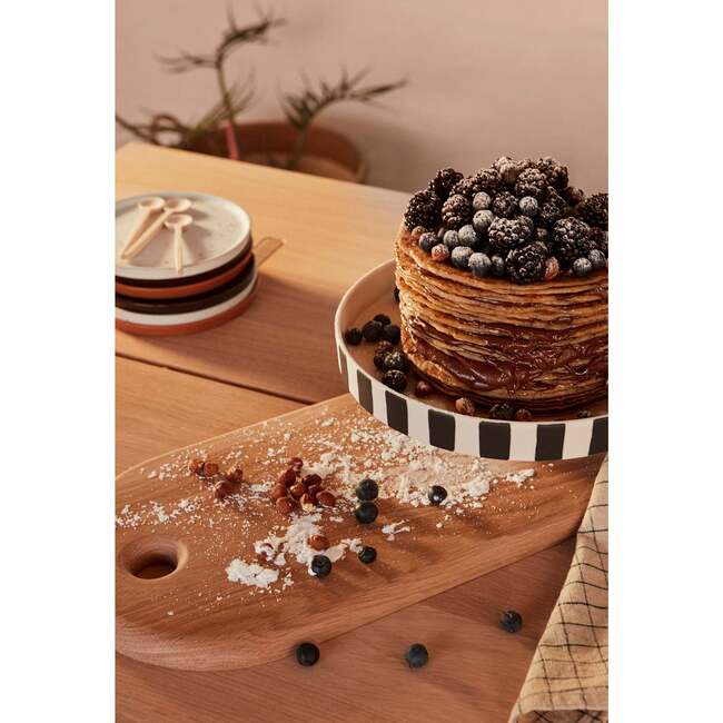 Toppu Large Tray, White & Black - Accents - 3