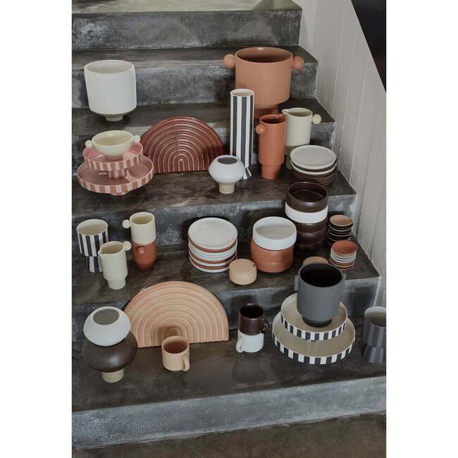 Toppu Large Tray, White & Black - Accents - 6
