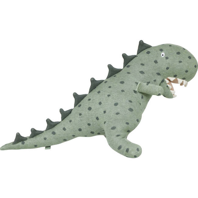 Theo Knit Dinosaur, Green - Plush - 2