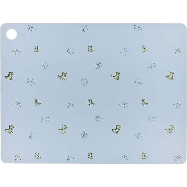 Theo Dino Rectangle Placemat, Pale Blue - Tableware - 4