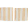 Striped Napkin, Vanilla (Pack Of 2) - Tableware - 1 - thumbnail