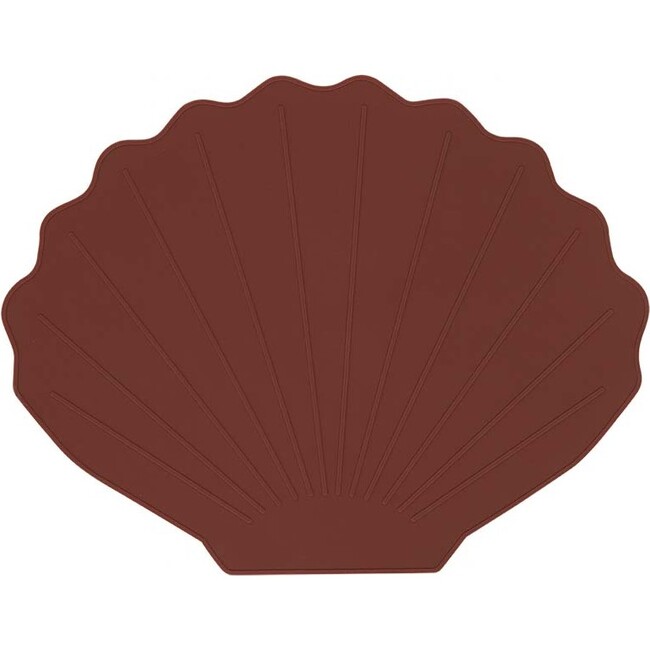 Scallop Placemat, Nutmeg